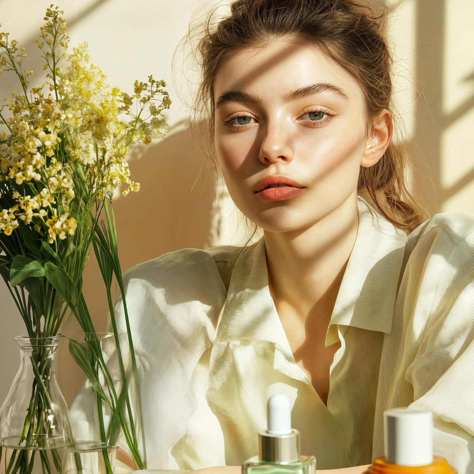 Morning light on a table of everyday things